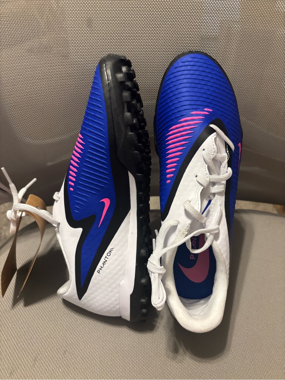 Nike Turf Soccer Shoes - Blue/Pink/White Turf Size 7